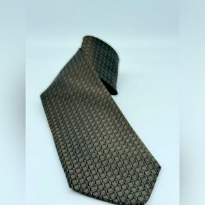 Boss Hugo Boss silk tie made in Italy brown check